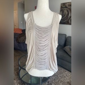 BCBG sleeveless top